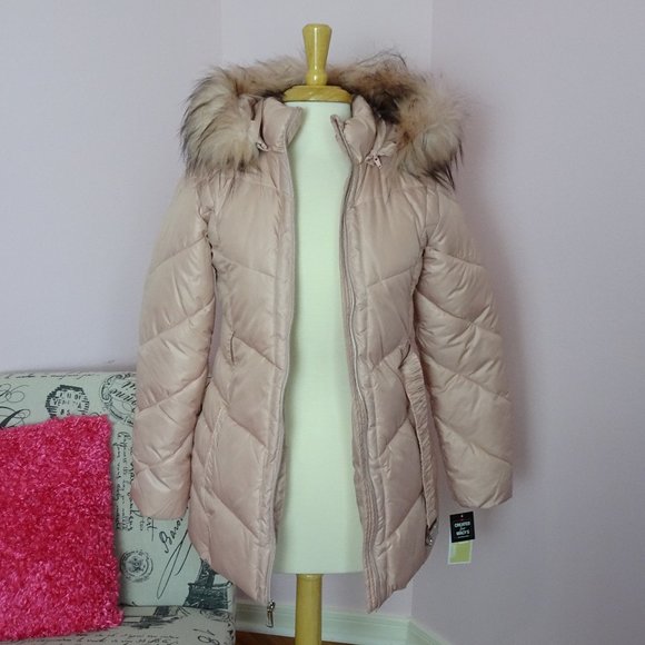 MICHAEL Michael Kors Other - NWT Michael Kors Faux Fur Hooded Puffer Jacket